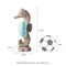 Set of 2 21 "H MGO Marine Faux Granite and Mosaic Sea Horse Statue